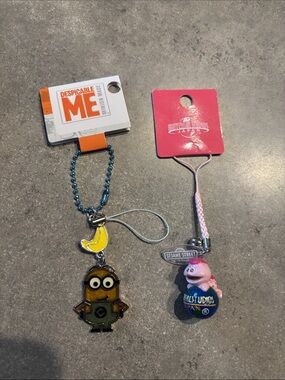 Universal Studio Japan Minion Keychain with Yellow Banana Charm